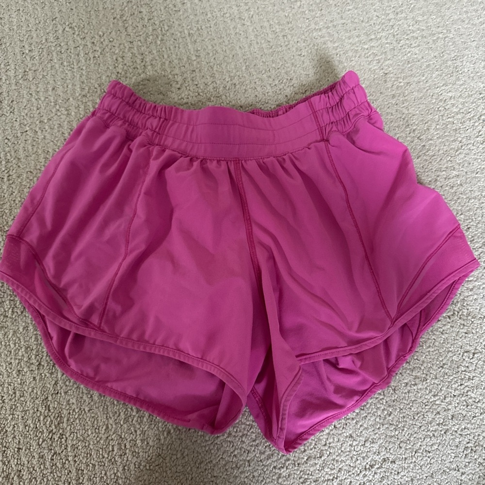 Sonic Pink Lululemon Hotty Hot Shorts